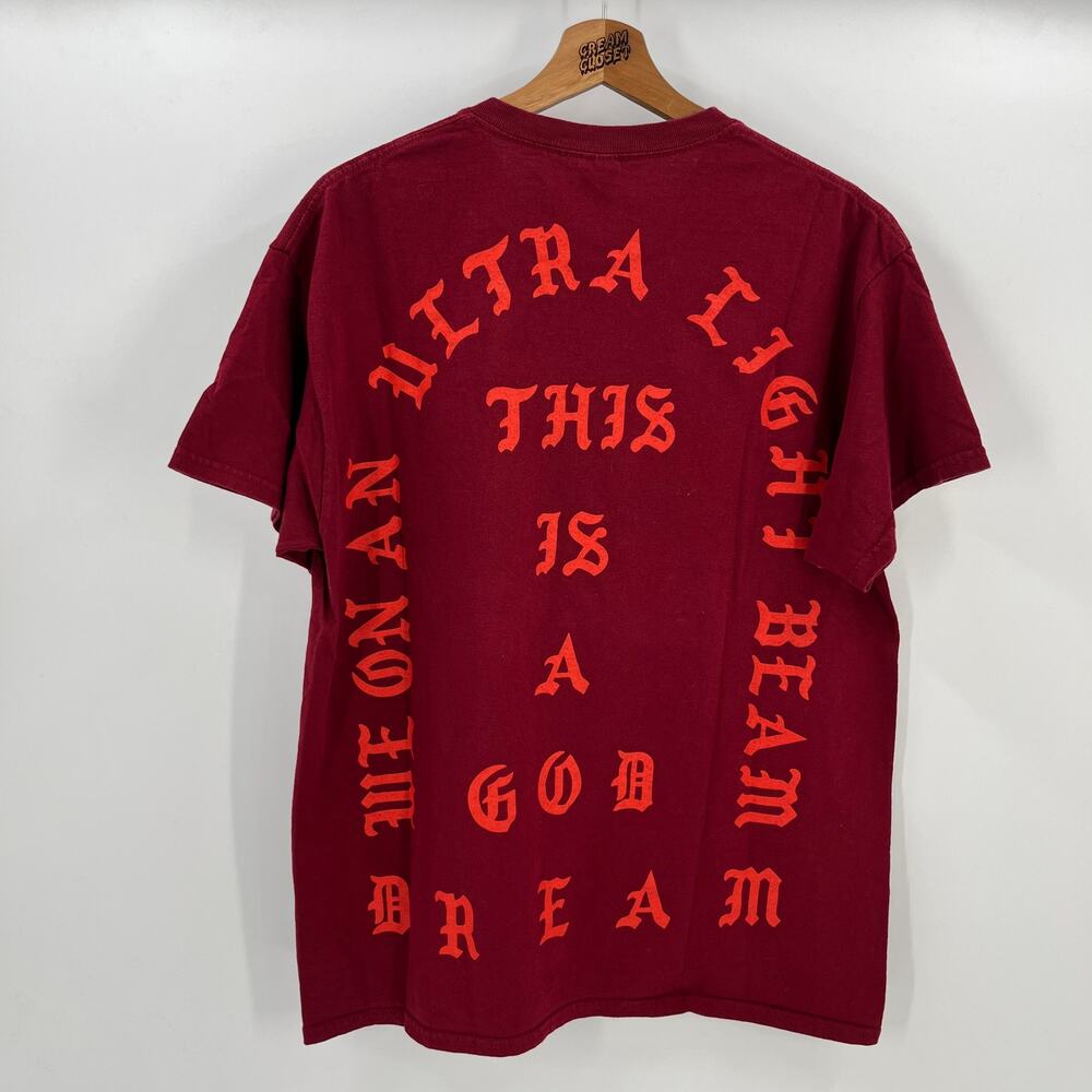 Kanye West Yeezy Season YZY Ye Life of Pablo Ultralight Beam Tour Merch Tee L